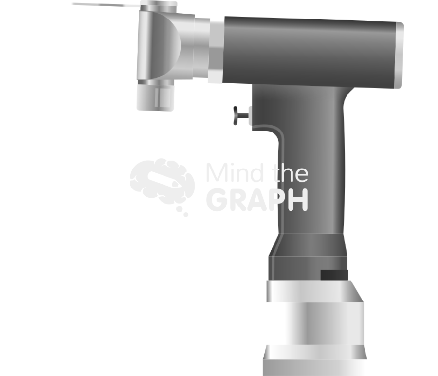 Oscillating surgical saw equipment lateral Icons, Symbols, Pictures, and Images