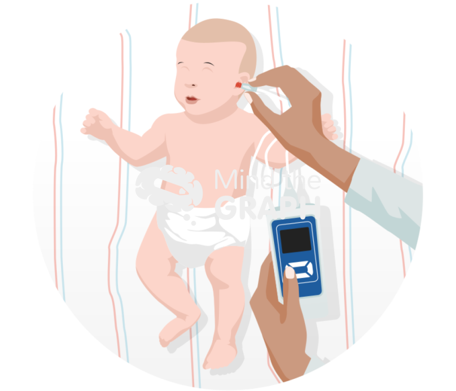 Oto acoustic emission test baby zoom Icons, Symbols, Pictures, and Images