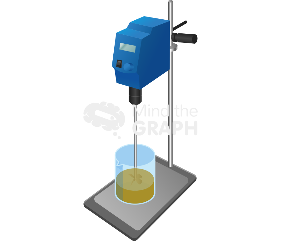 Overhead stirrer perspective Icons, Symbols, Pictures, and Images