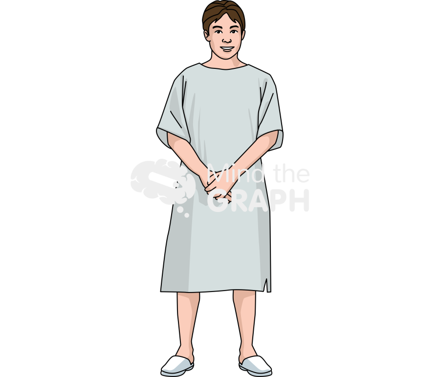 Patient man front 2 Icons, Symbols, Pictures, and Images