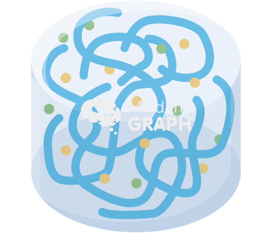 Peptide hydrogel drug Icons, Symbols, Pictures, and Images