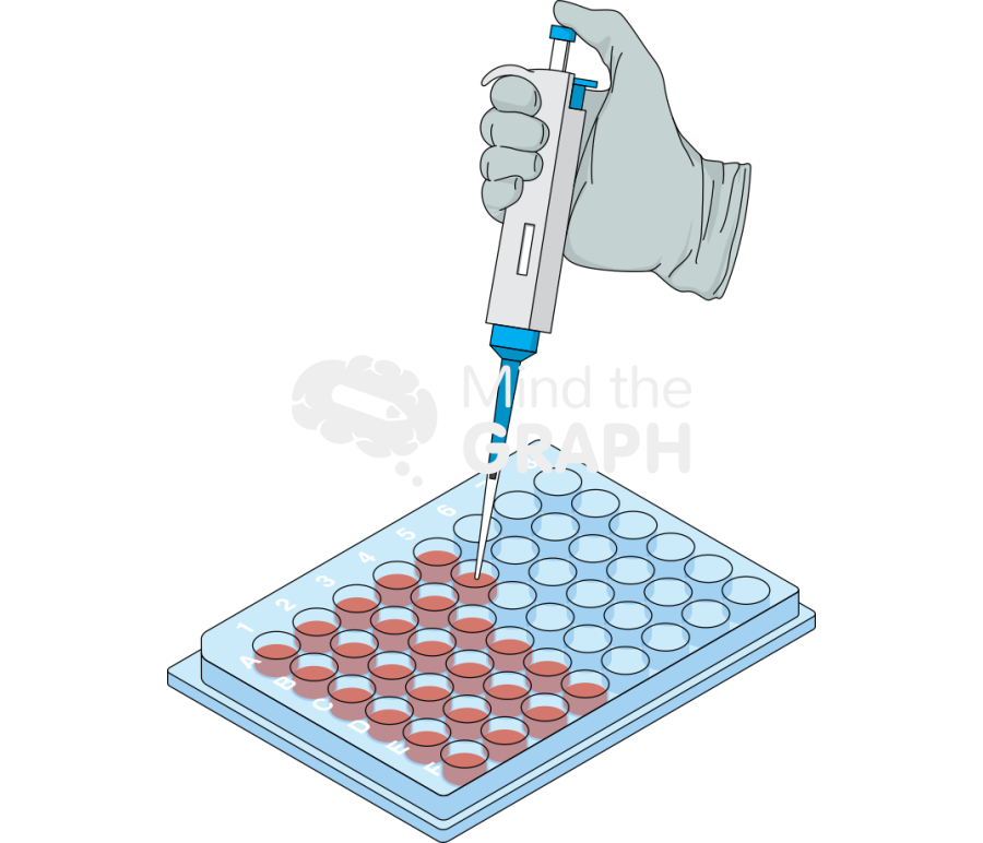 Pipetting 48 well plate Icons, Symbols, Pictures, and Images