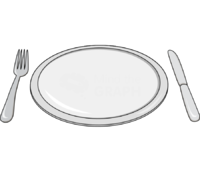 Plate knife fork Icons, Symbols, Pictures, and Images