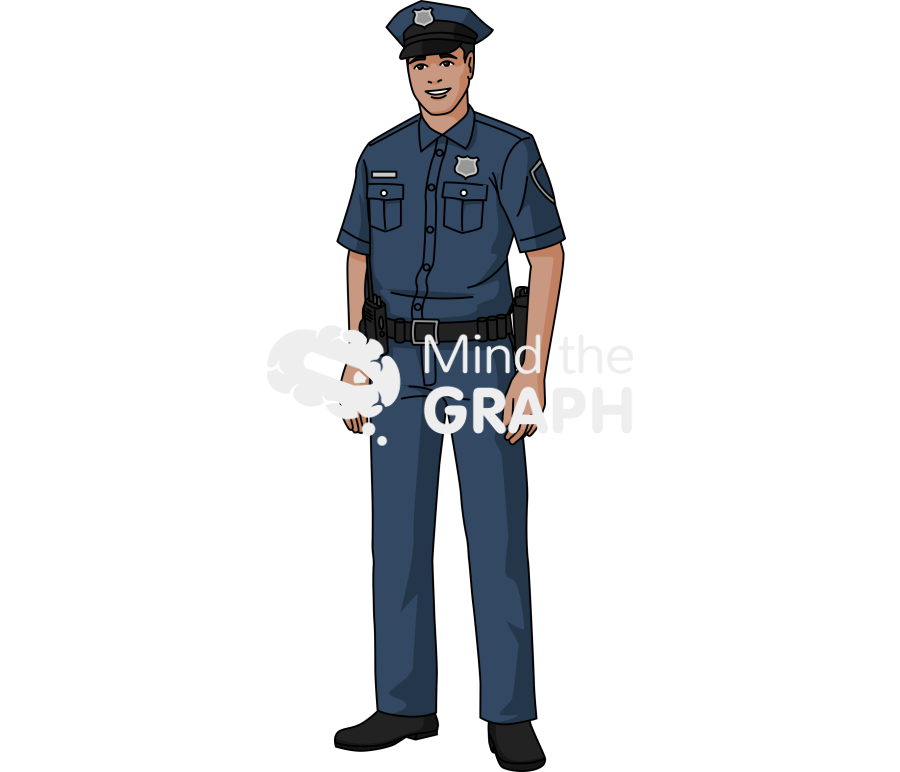 Police officer front Icons, Symbols, Pictures, and Images