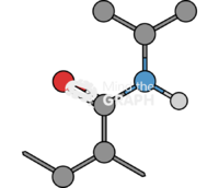 Poly n isopropylacrylamide molecule Icons, Symbols, Pictures, and Images