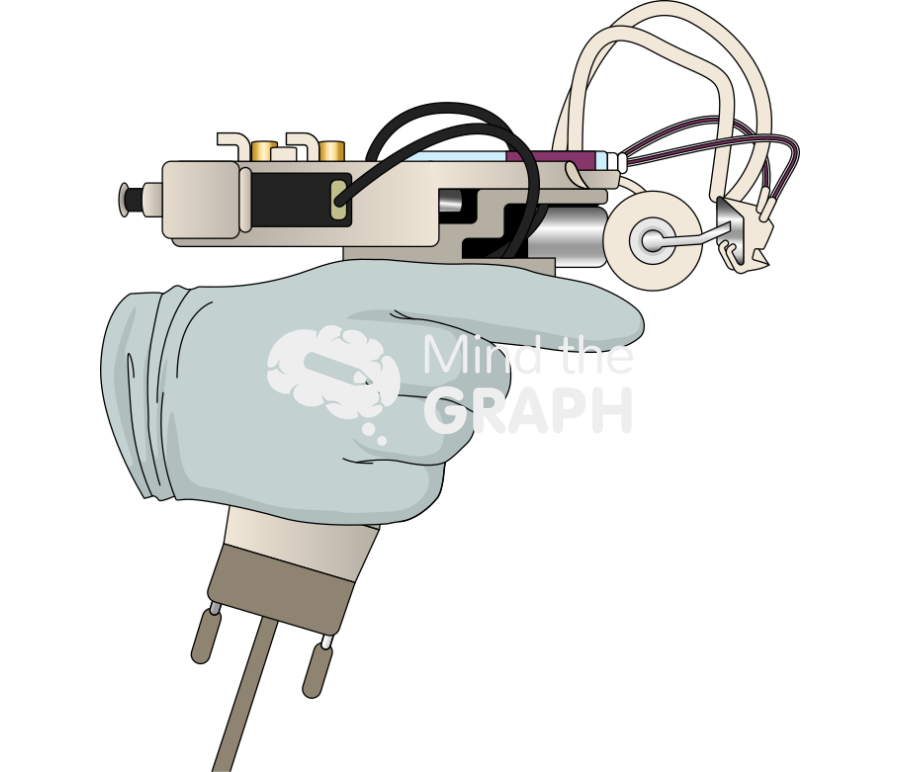 Portable bioprinter lateral Icons, Symbols, Pictures, and Images