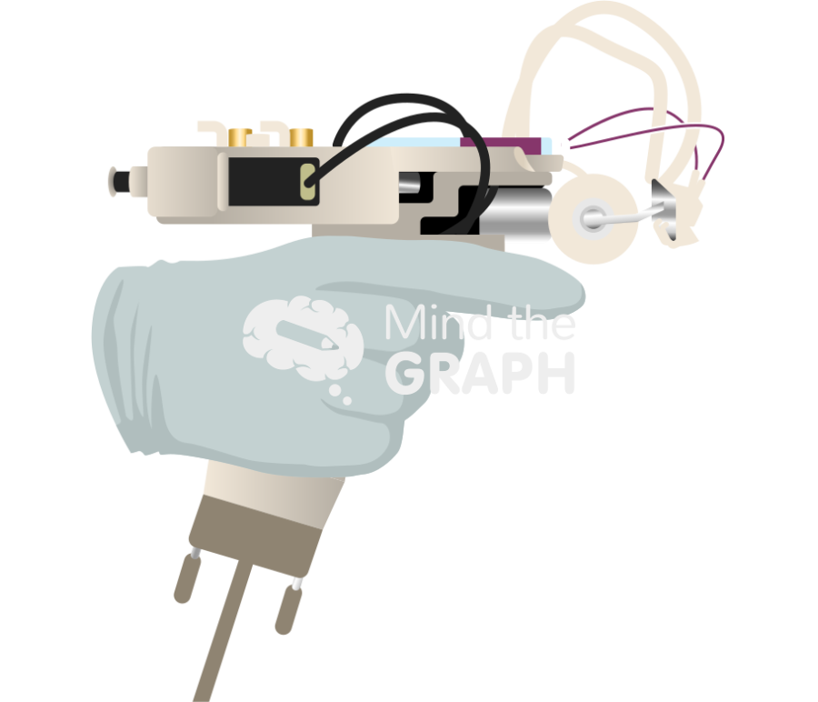 Portable bioprinter lateral Icons, Symbols, Pictures, and Images