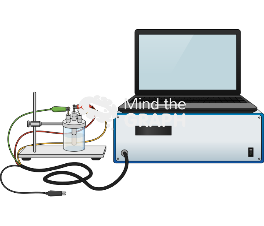 Potentiostat electrodes front Icons, Symbols, Pictures, and Images