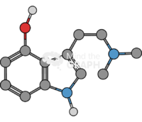Psilocin molecule Icons, Symbols, Pictures, and Images
