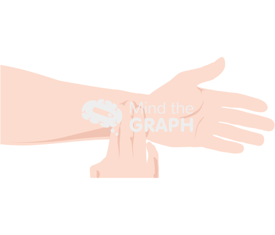 Radial pulse taking Icons, Symbols, Pictures, and Images