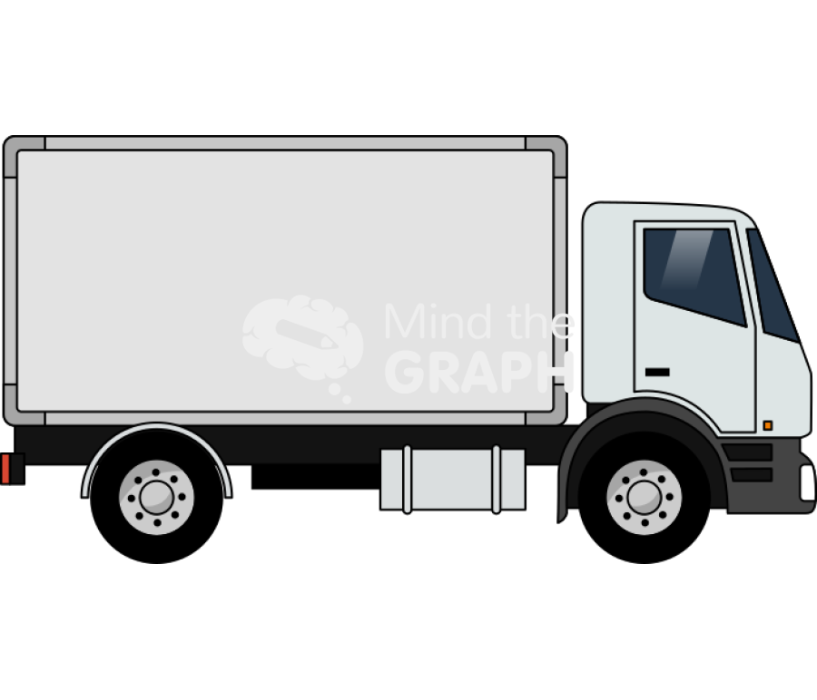 Refrigerated truck lateral Icons, Symbols, Pictures, and Images