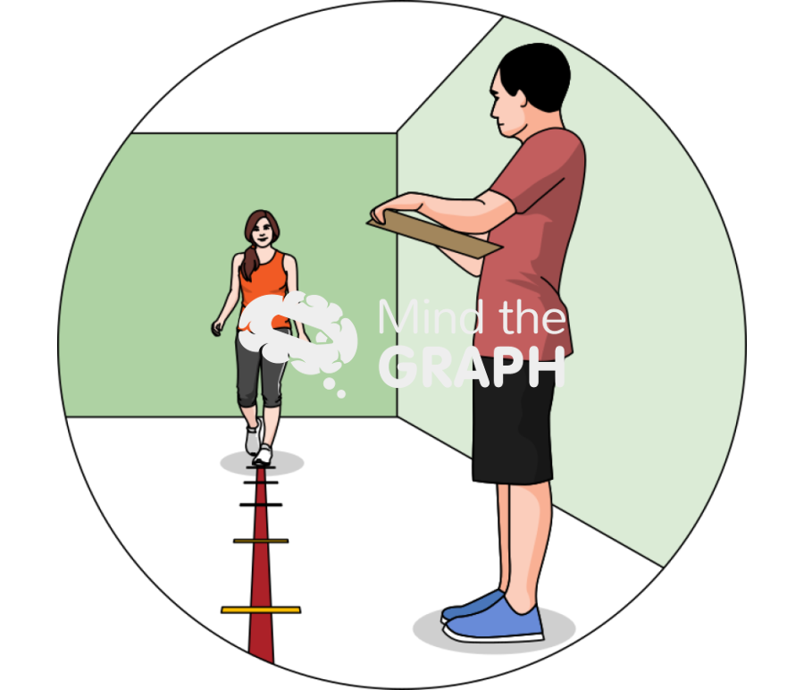 Research staff performing speed assessment girl Icons, Symbols, Pictures, and Images