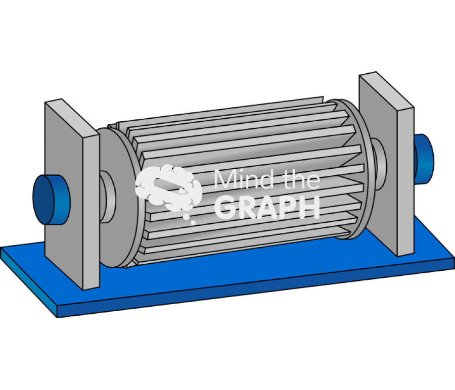 Rotating collector electrospinning perspective Icons, Symbols, Pictures, and Images