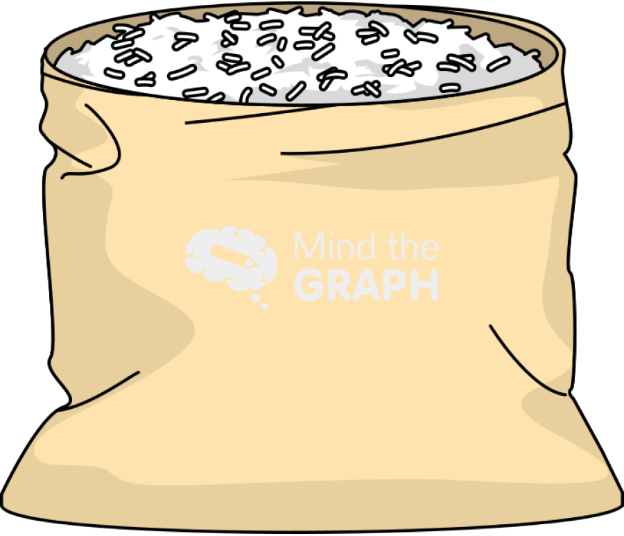 Sack rice Icons, Symbols, Pictures, and Images