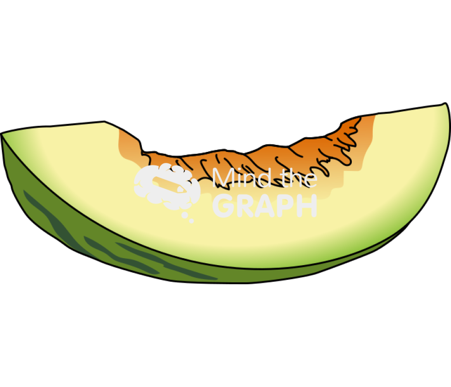 Santa claus melon slice Icons, Symbols, Pictures, and Images