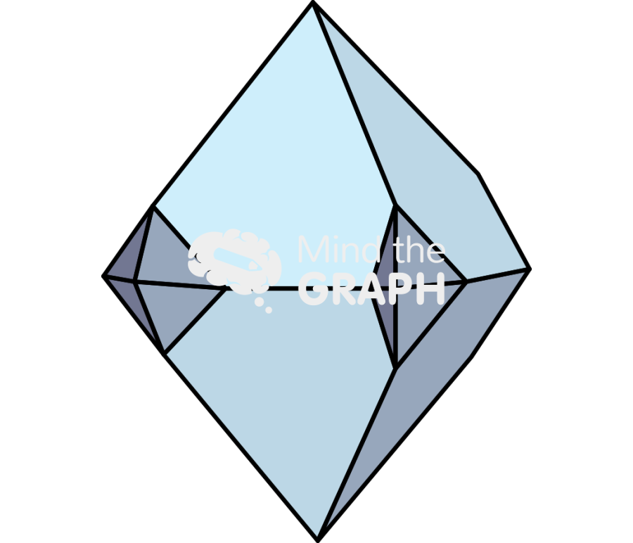 Scheelite crystal tetragonal Icons, Symbols, Pictures, and Images