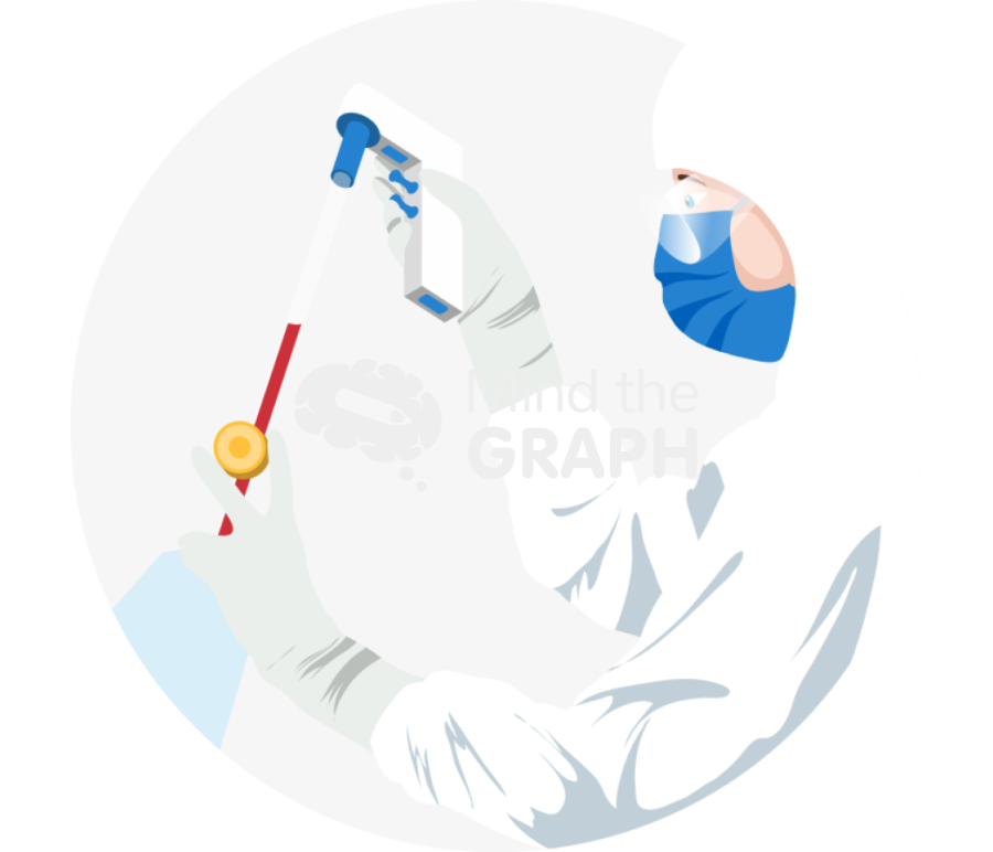 Scientist cell culture zoom Icons, Symbols, Pictures, and Images