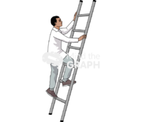 Scientist climbing aluminum ladder - Edit and Customize Icons of Scientist climbing aluminum ladder Scientist climbing aluminum ladder Icons, Symbols, Pictures, and Images