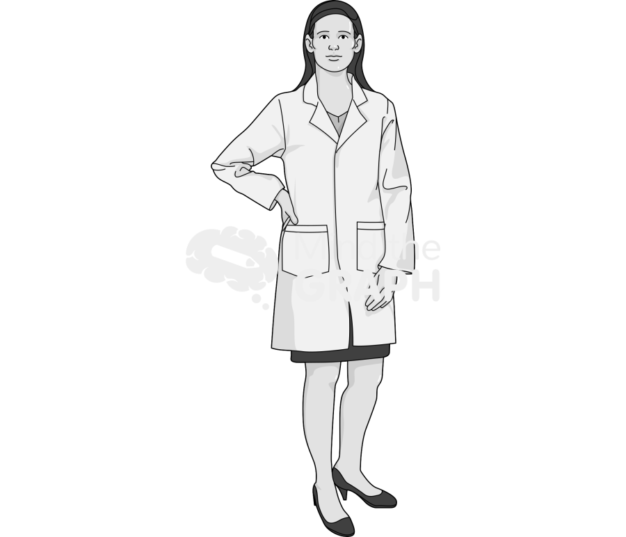 Scientist woman casual caucasian Icons, Symbols, Pictures, and Images