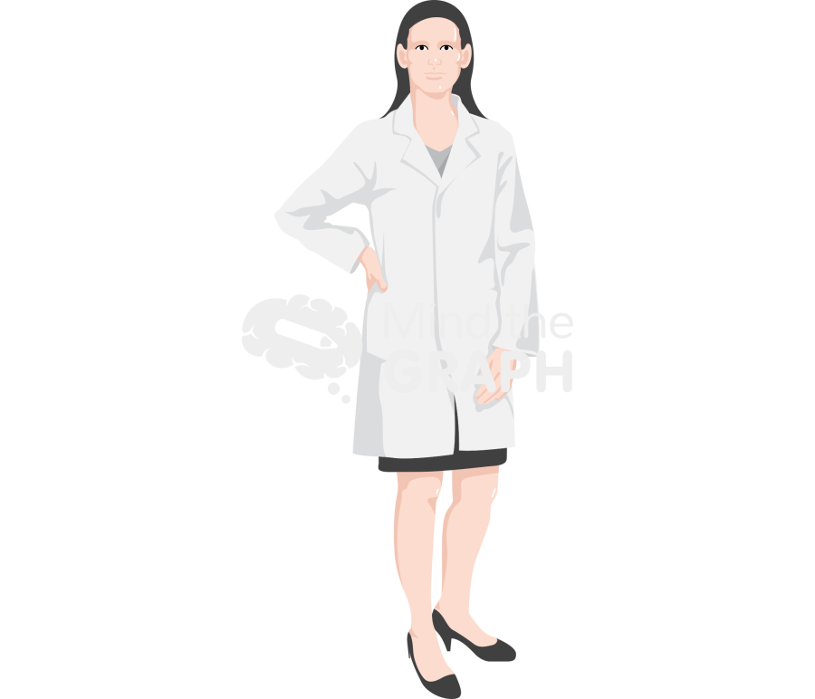 Scientist woman casual caucasian Icons, Symbols, Pictures, and Images