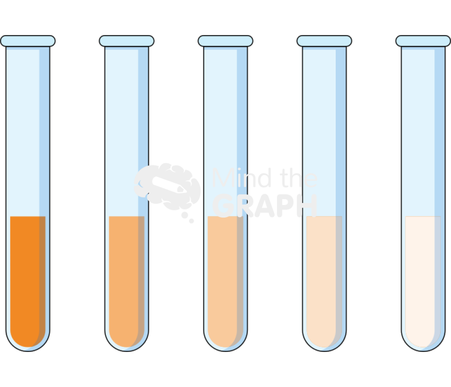 Serial dilution tube front Icons, Symbols, Pictures, and Images