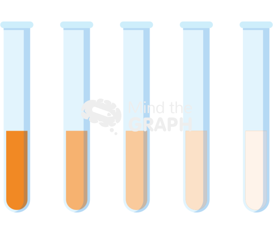 Serial dilution tube front Icons, Symbols, Pictures, and Images