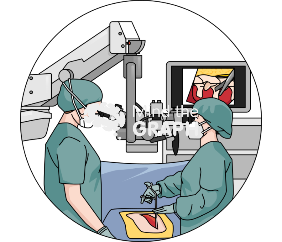 Spine surgery microscopy zoom Icons, Symbols, Pictures, and Images