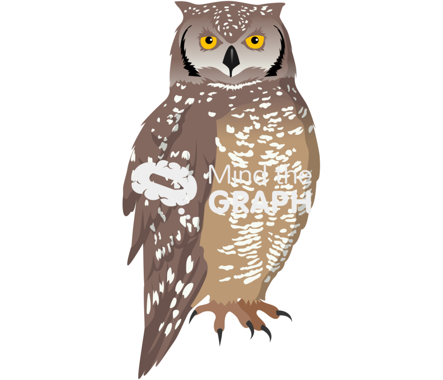 Spotted eagle owl Icons, Symbols, Pictures, and Images