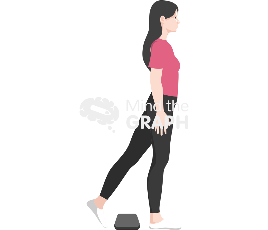 Stepping over an obstacle step 3 lateral Icons, Symbols, Pictures, and Images