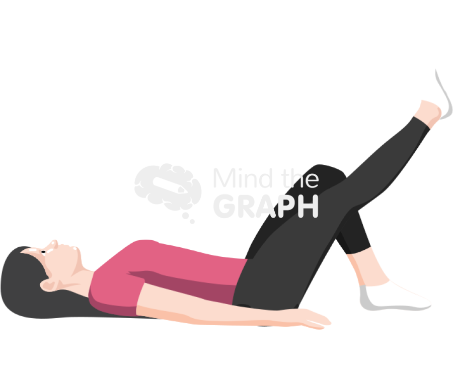 Straight leg raise step 2 Icons, Symbols, Pictures, and Images