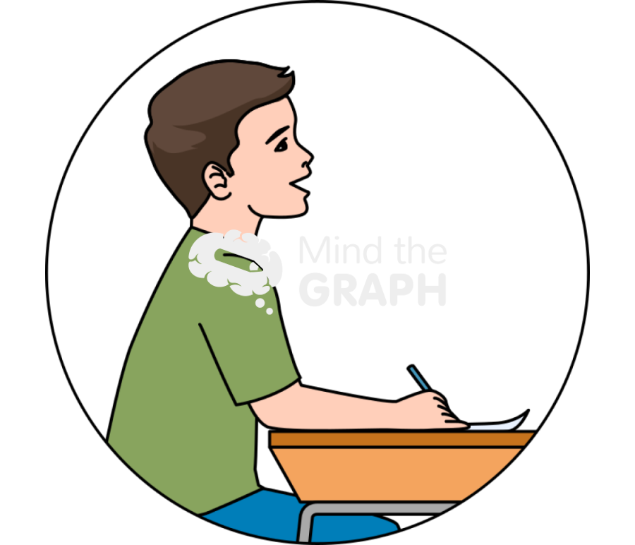 Student writing 4 Icons, Symbols, Pictures, and Images