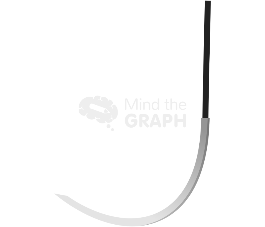 Surgical needle inside cutting Icons, Symbols, Pictures, and Images