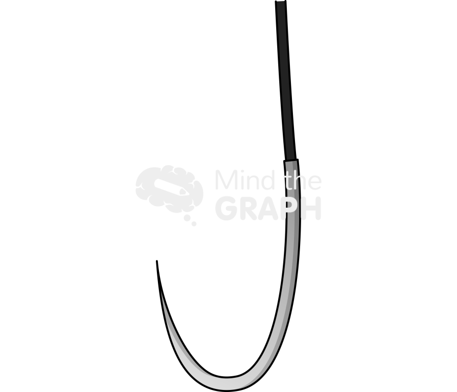 Surgical needle round body taper point Icons, Symbols, Pictures, and Images