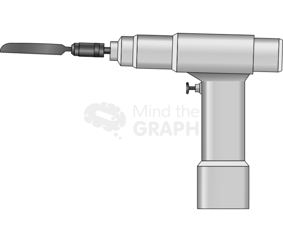 Surgical reciprocating sided saw equipment lateral Icons, Symbols, Pictures, and Images