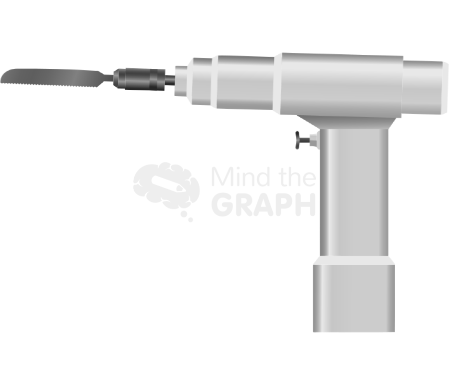 Surgical reciprocating sided saw equipment lateral Icons, Symbols, Pictures, and Images