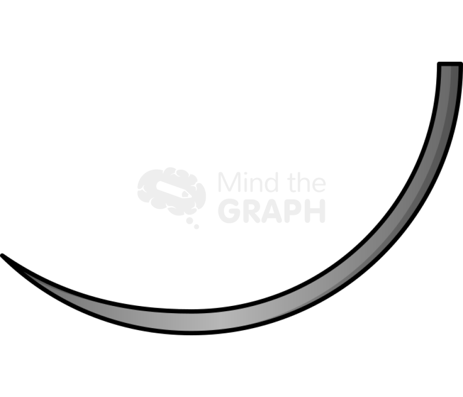 Surgical suturing needle 1 2 circle Icons, Symbols, Pictures, and Images