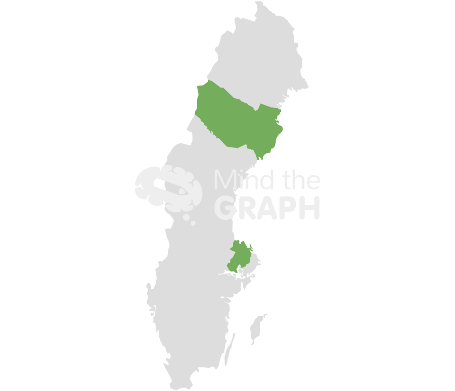 Sweden vasterbotten uppsala map Icons, Symbols, Pictures, and Images