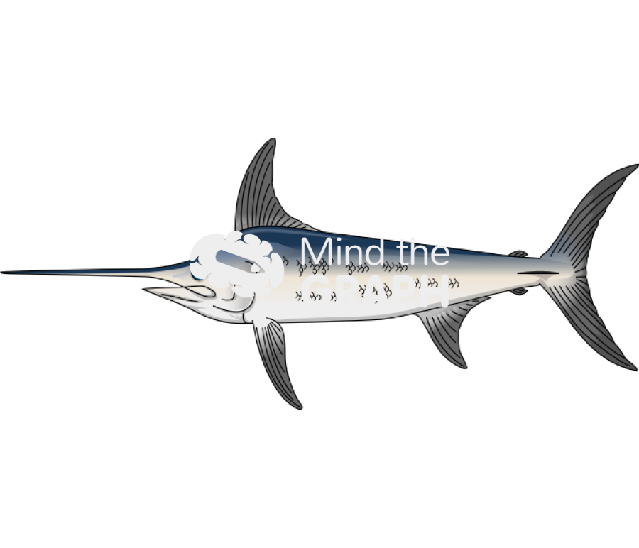 Swordfish xiphias gladius lateral Icons, Symbols, Pictures, and Images