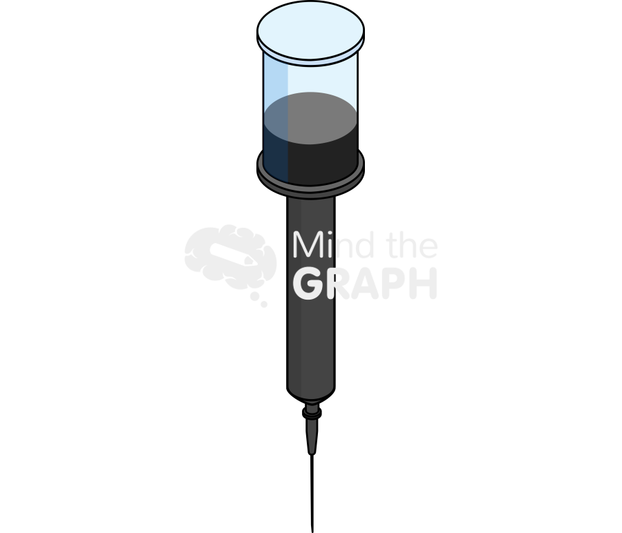 Syringe magnetic filter Icons, Symbols, Pictures, and Images