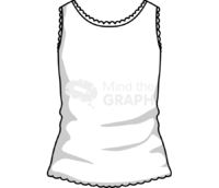 T shirt girl anatomic front Icons, Symbols, Pictures, and Images