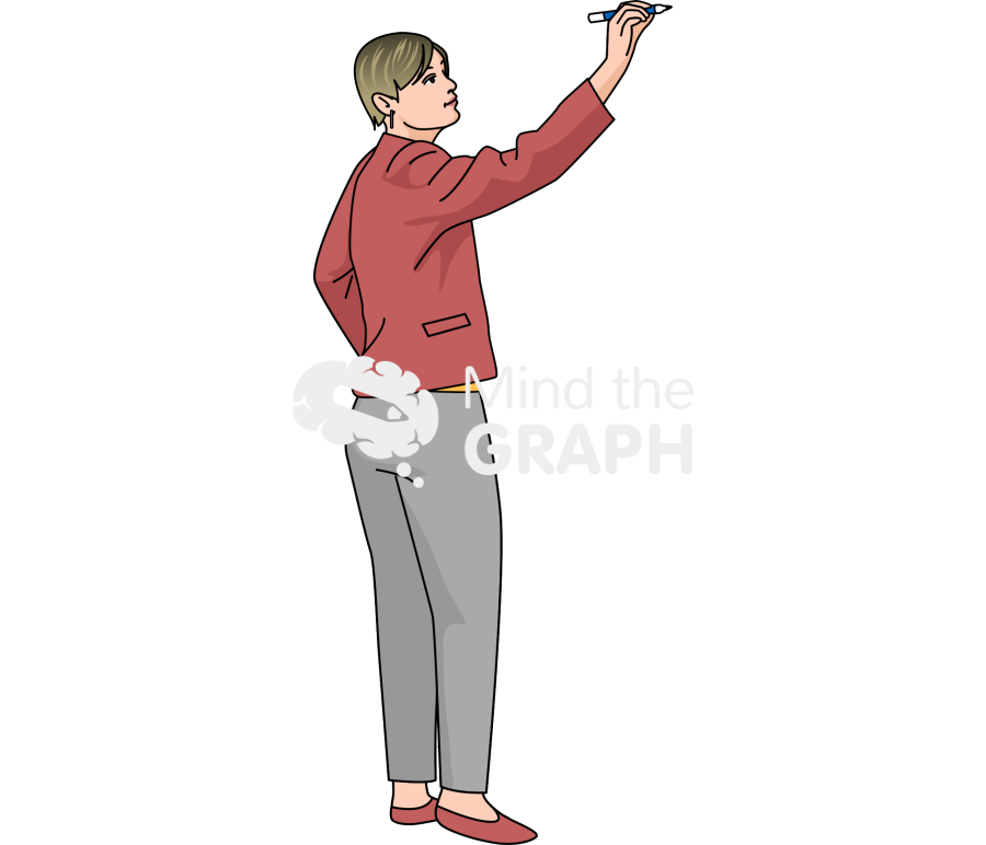 Teacher writing side 2 Icons, Symbols, Pictures, and Images