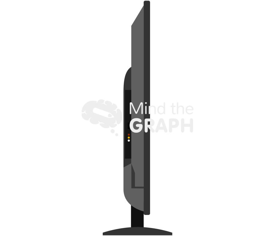 Television lateral Icons, Symbols, Pictures, and Images