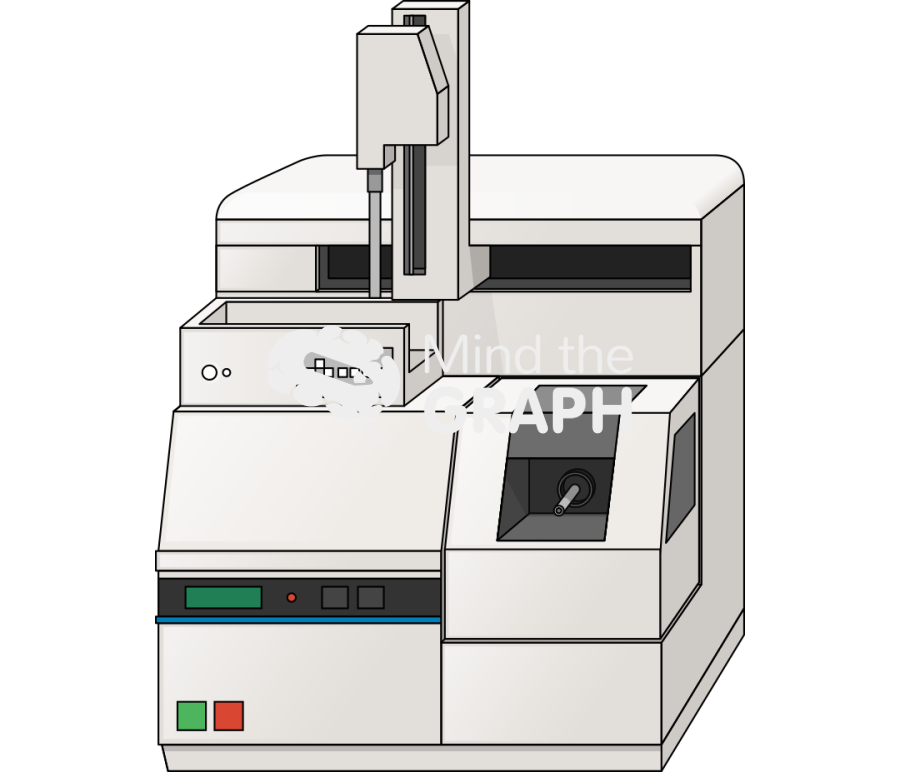 Thermo gravimetric analyzer differential thermal analysis tga dta 7300 equipment perspective Icons, Symbols, Pictures, and Images