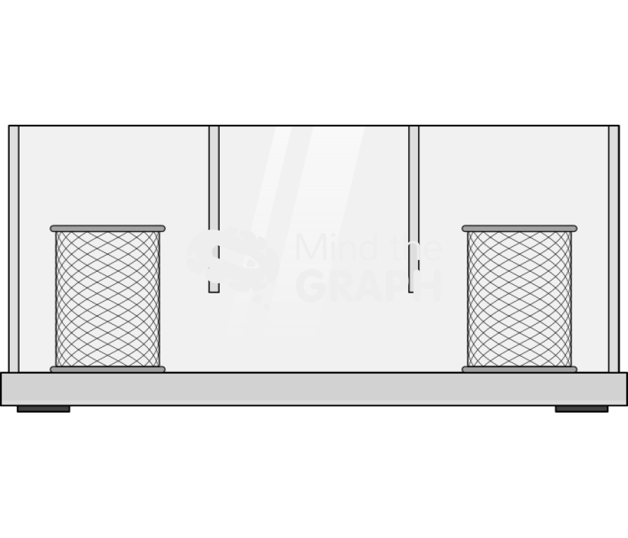 Three chamber sociability container empty Icons, Symbols, Pictures, and Images