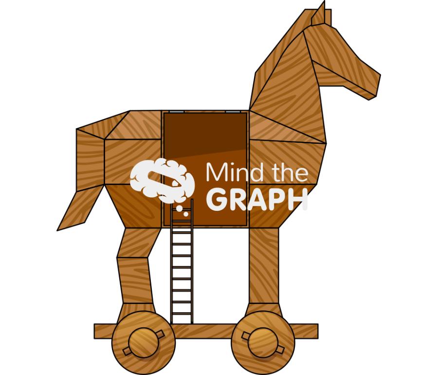 Trojan horse open lateral Icons, Symbols, Pictures, and Images