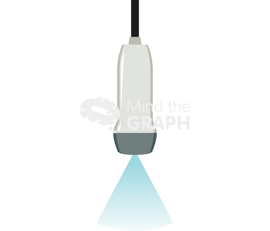 Ultrasound probe sector 2 front Icons, Symbols, Pictures, and Images