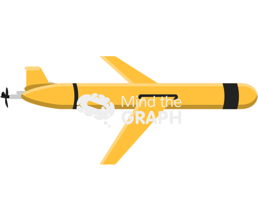 Underwater vehicle lateral Icons, Symbols, Pictures, and Images