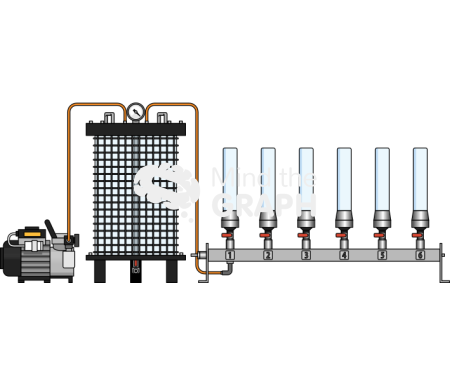 Vacuum filtration station equipment Icons, Symbols, Pictures, and Images
