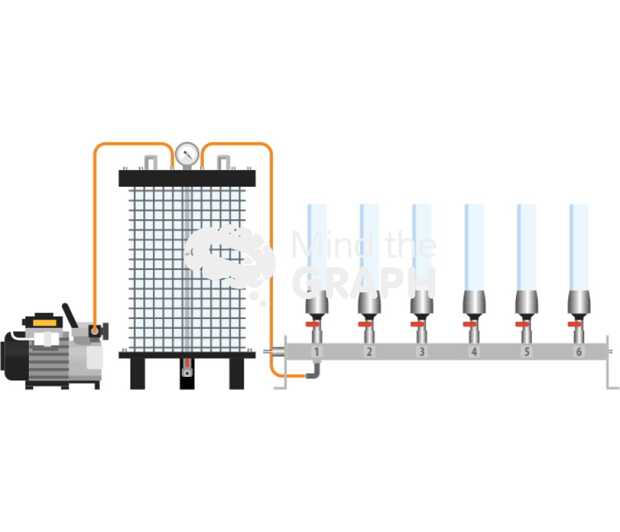 Vacuum filtration station equipment Icons, Symbols, Pictures, and Images