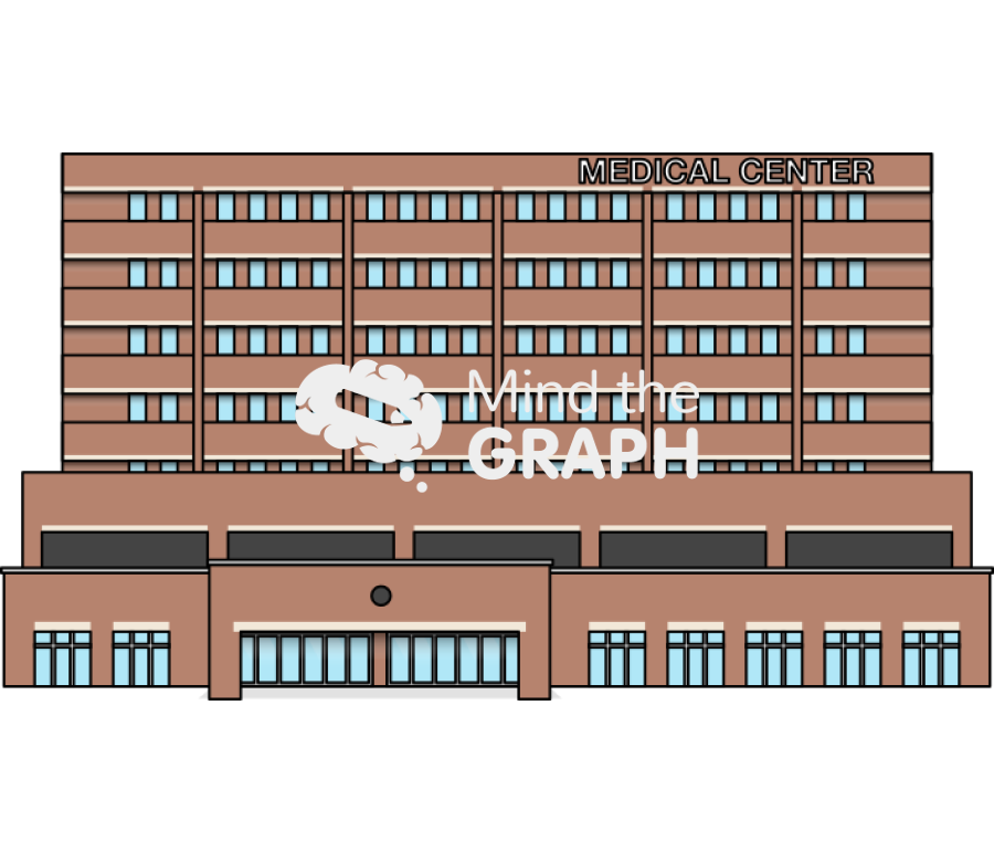 Veteran affairs medical center building front Icons, Symbols, Pictures, and Images